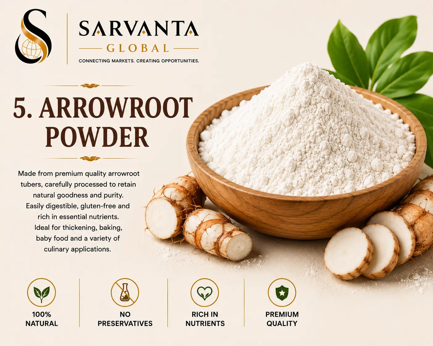 Arrowroot Powder